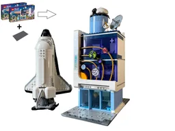 Space Academy Modular & Shuttle Alternate build of 2x41713