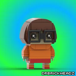 Velma Dinkley (Scooby Doo) Custom Brickheadz