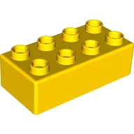 Quatro Brick 2 x 4 / Yellow