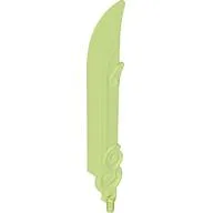 Large Figure Weapon Sword with Axle / Trans-Bright Green