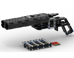 Lego technic double barrel shotgun