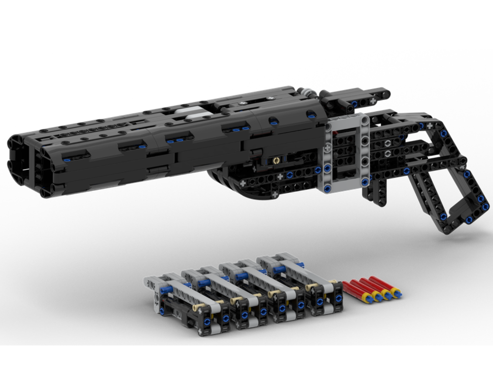 Lego technic double barrel shotgun