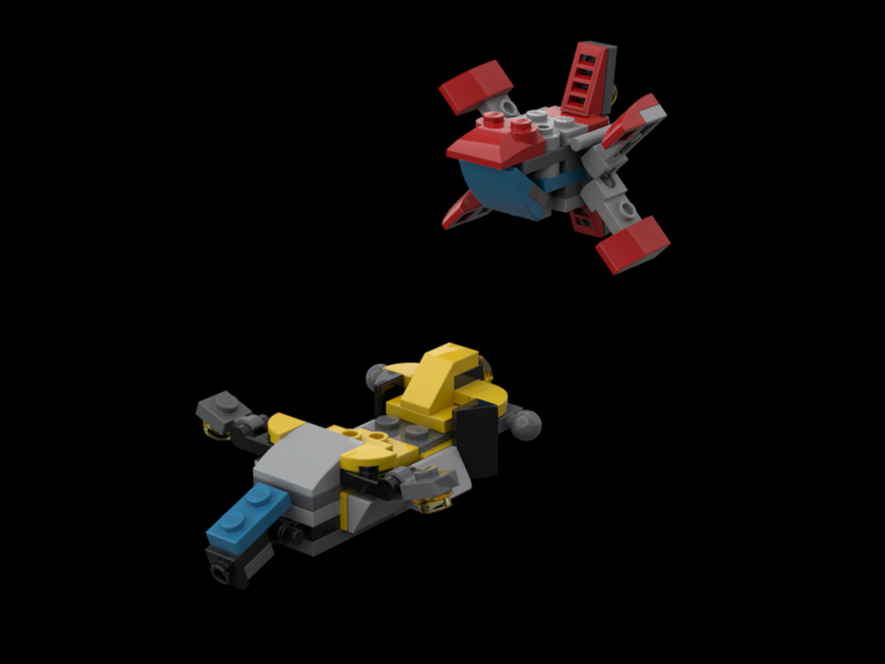Lego Star Realms Imperial Talon and Solar Skiff