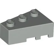 Brick Wedged, Angled 3 x 2 Left / Light Gray
