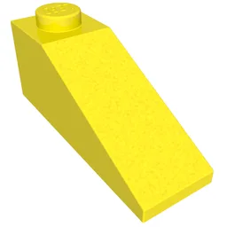 Brick Sloped 33° 3 x 1 / Vibrant Yellow