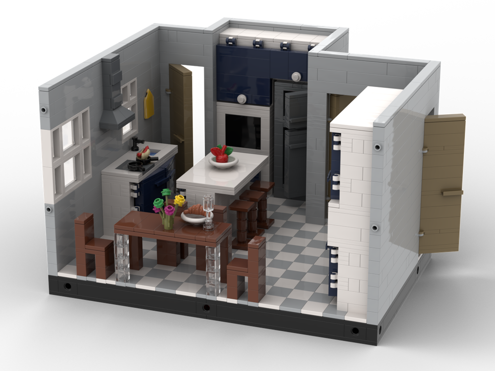 Lego Bungalow part 1 - Kitchen