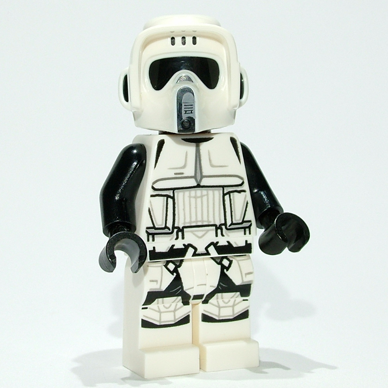 Lego Scout Trooper - Reddish Brown Head