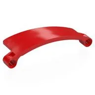 Technic Panel Curved 3 x 9 x 2 Tapered, Left / Red