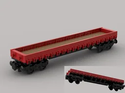 Freight low side wagon from the German Railway