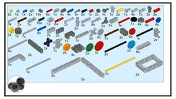 Lego Technic 8 Speed Sequential Gear with Stepper Selector