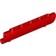 Lego Technic Panel Curved 11 x 3 with 2 Pin Holes through Panel Surface / Red