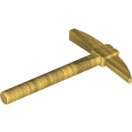 Lego Tool Pickaxe / Pearl Gold