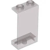 Panel 1 x 2 x 3 [Hollow Studs] / Trans-Brown