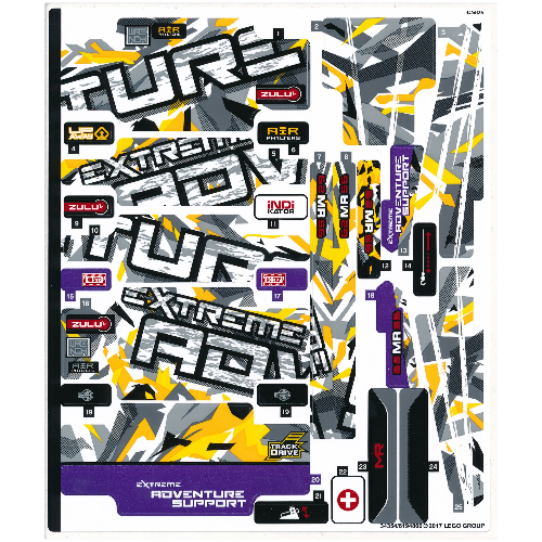 Lego Sticker Sheet for Set 42069-1 / [No Color/Any Color]