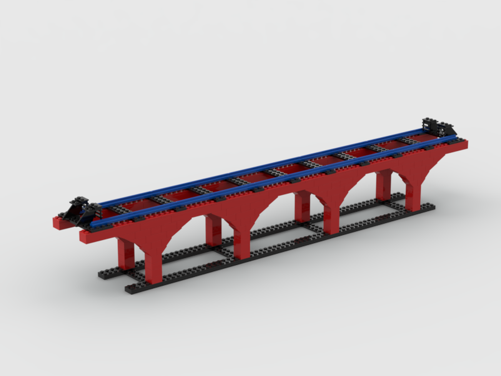 Lego Display bridge for Thatcher Perkins Locomotive + tender