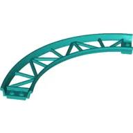 Vehicle Track, Roller Coaster, Curve / Dark Turquoise
