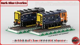 British Rail Class 08 Shunters (8W) (Dark Blue)