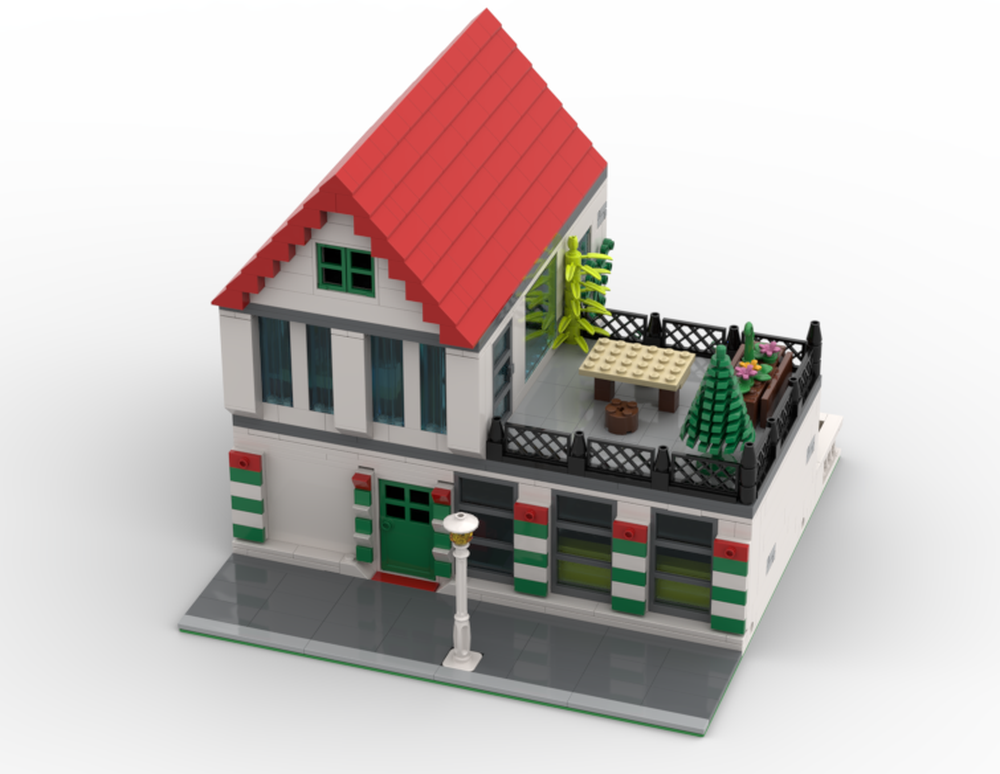 Lego Italian Resturaunt - Town House