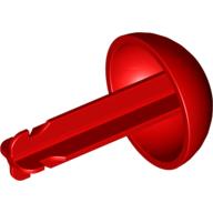 Lego Duplo Cannon Ball 1/2 with Axle Connector and 4 Holes in Top / Red