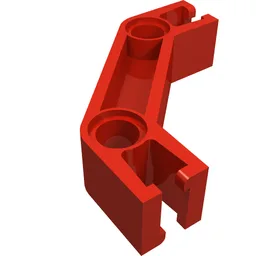 Znap Beam 4, 2 Holes, 2 Bends / Red