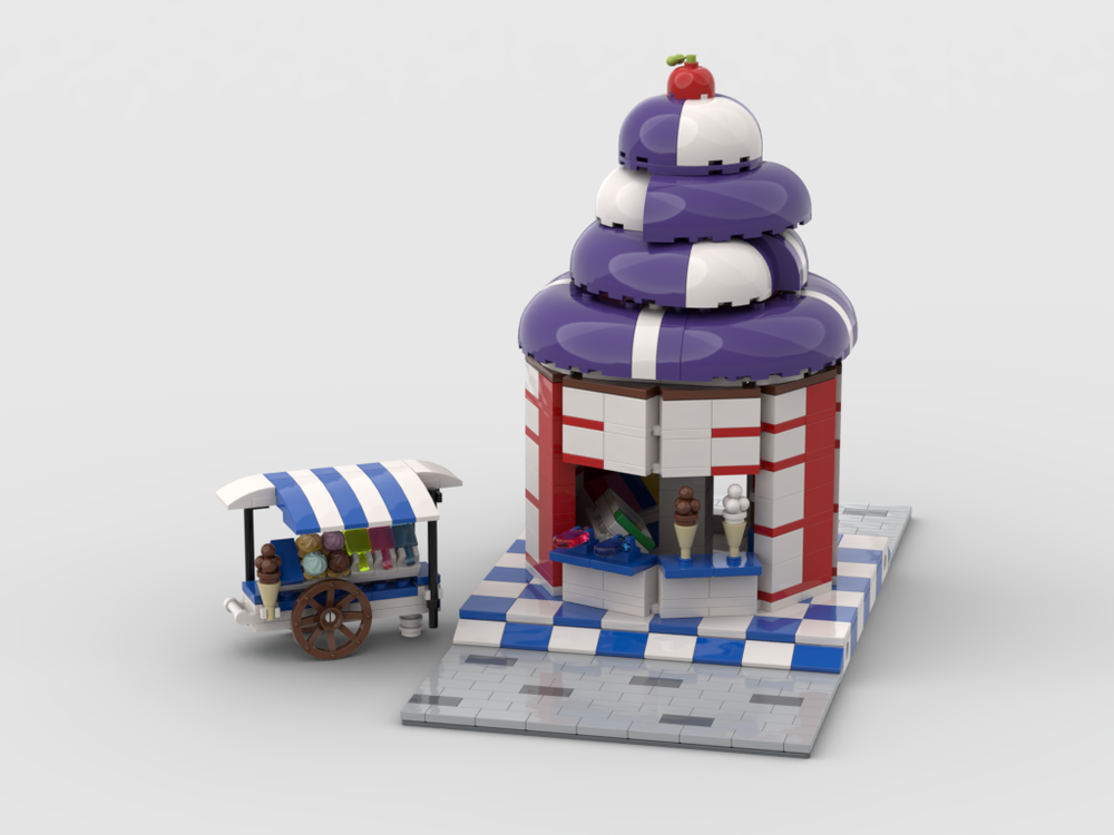 Lego Modular Ice Cream Store