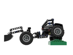 Bulldozer with HOG steering and pendular suspension