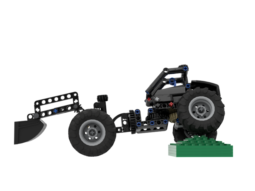 Lego Bulldozer with HOG steering and pendular suspension