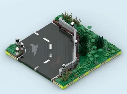 MILS Country Road Curve 20 Studs Wide