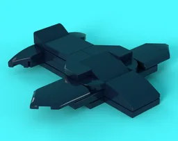 Dark Blue Mini Plane