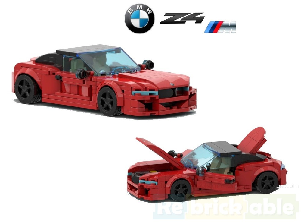 Lego BMW Z4 G29 serie M - Red