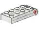 Hinge Plate 2 x 4 / White