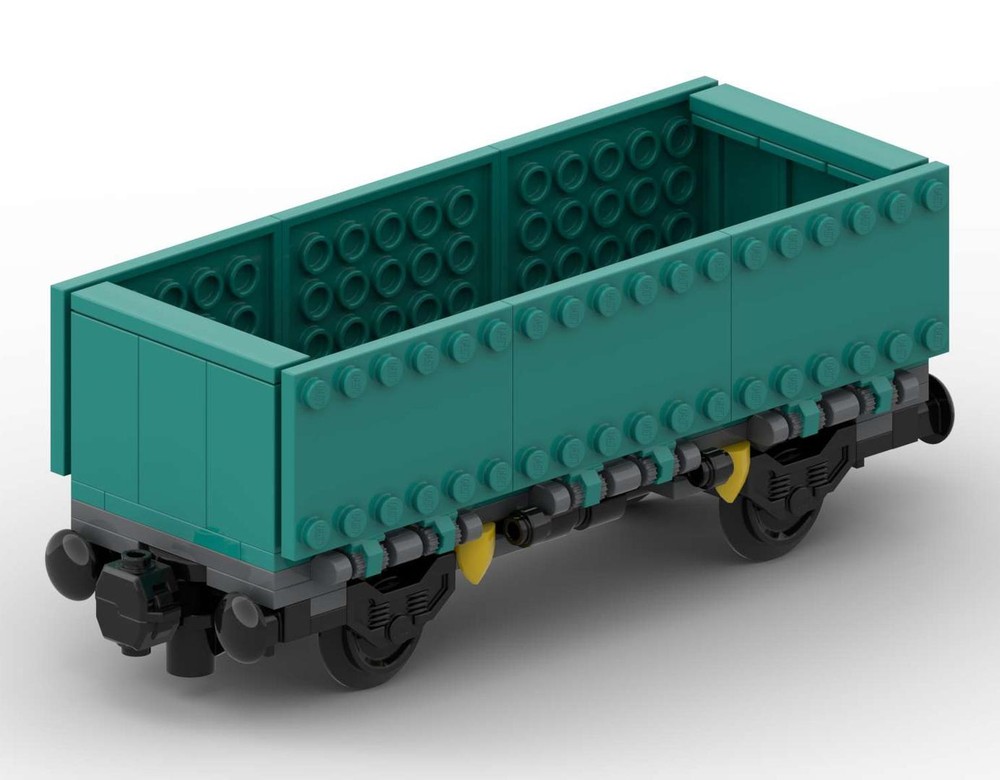 Lego Open freight car with foldable side wall