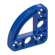 Technic Beam 3 x 3 L-Shape with Quarter Ellipse Thin / Blue
