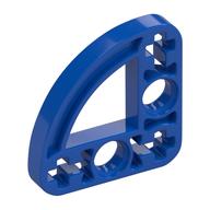 Lego Technic Beam 3 x 3 L-Shape with Quarter Ellipse Thin / Blue