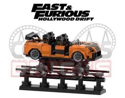 FAST & FURIOUS HOLLYWOOD Drift / Mazda RX7 Veilside - Universal's studios Hollywood