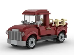 Pickup Truck Minifigure Scale // inspired