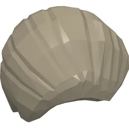 Hair Combed Back / Dark Tan