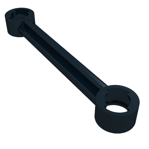 Lego Technic Link 1 x 6 with Stoppers / Black