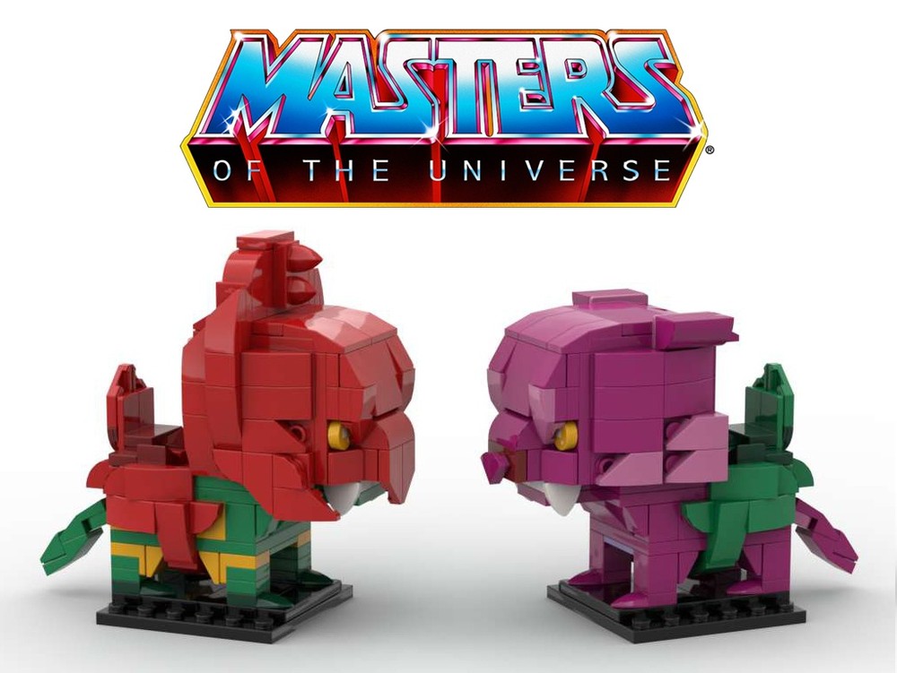 Lego Battle Cat & Panther (Masters of the Universe) Brickheadz