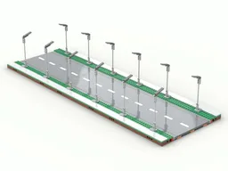 LM MILS city road plate system - Striaght