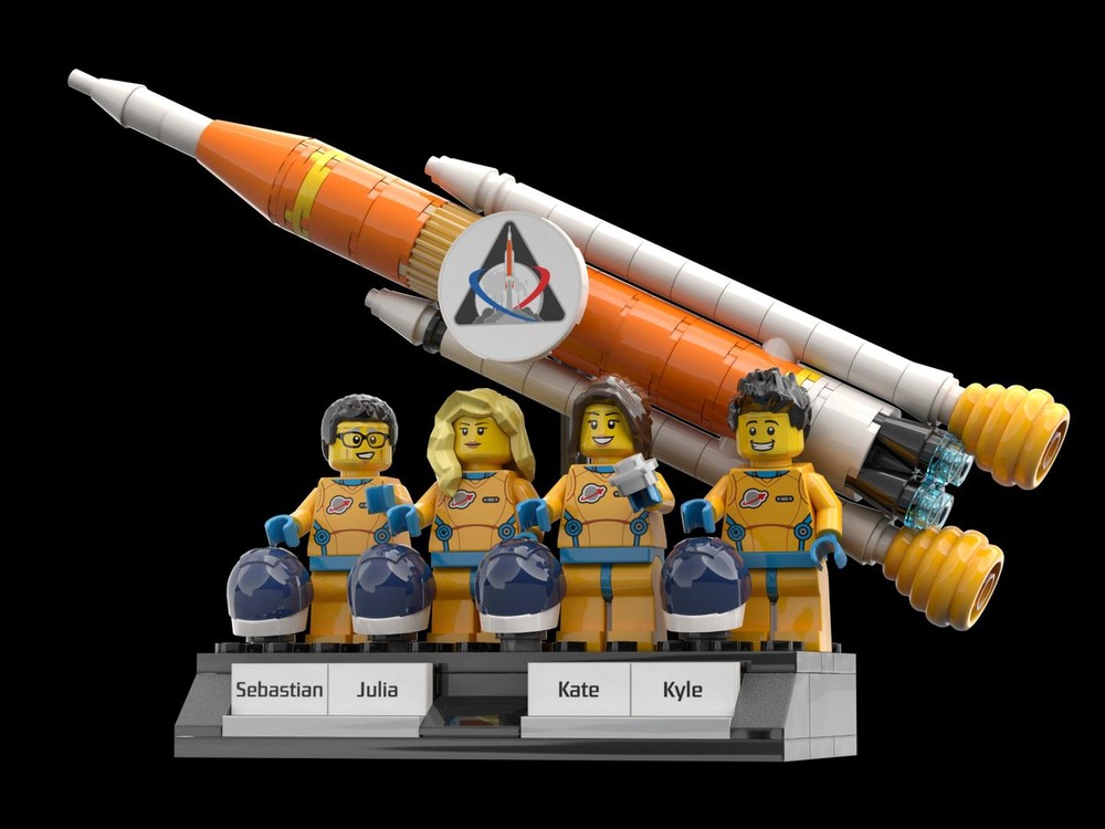 Lego The proud crew of ARTEMIS I