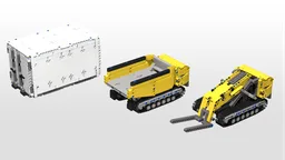 Containerizable Forklift & Tipper