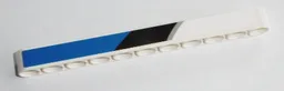 Technic, Liftarm Thick 1 x 11 with Black, Blue and Silver Pattern Model Right Side (Sticker) - Set 42045