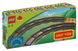 Curved Rails (Dark Gray)