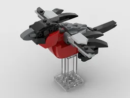 Bullfinch - Poseable Bird with Stand