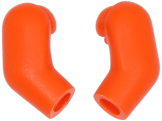Lego Arm, (Matching Left and Right) Pair / Reddish Orange