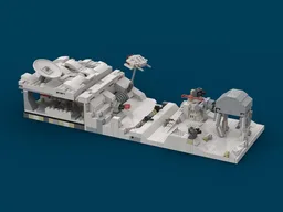 Micro Hoth (Kessel Run Falcon alternate build)