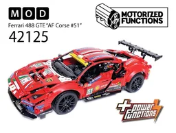 42125 페라리 488 GTE RC MOD for Power Function Motors