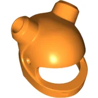Helmet, Standard, 2 Horn Holes / Orange