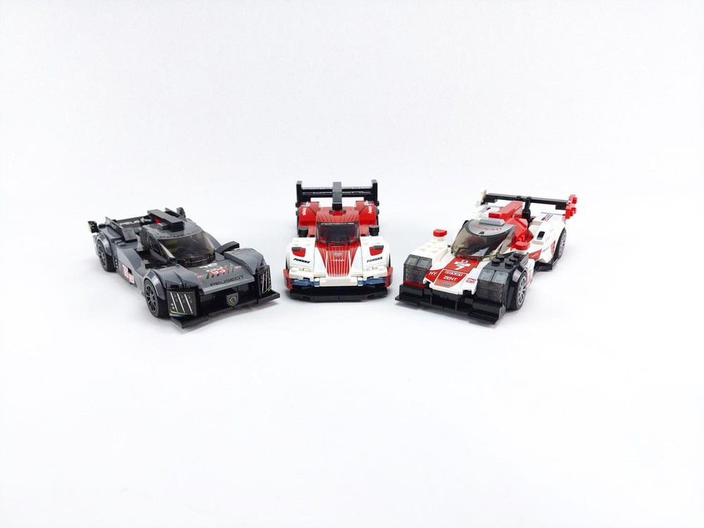 Lego Le Mans Hypercar bundle (Porsche 963, Peugeot 9X8, Toyota GR010